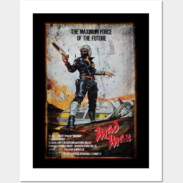 Mad Max movie poster Wall Art by 1208